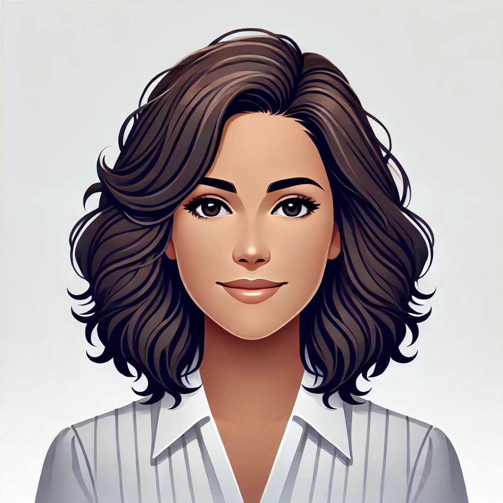 Beautiful digital avatar of a confident woman, featured on Duo Desire website.